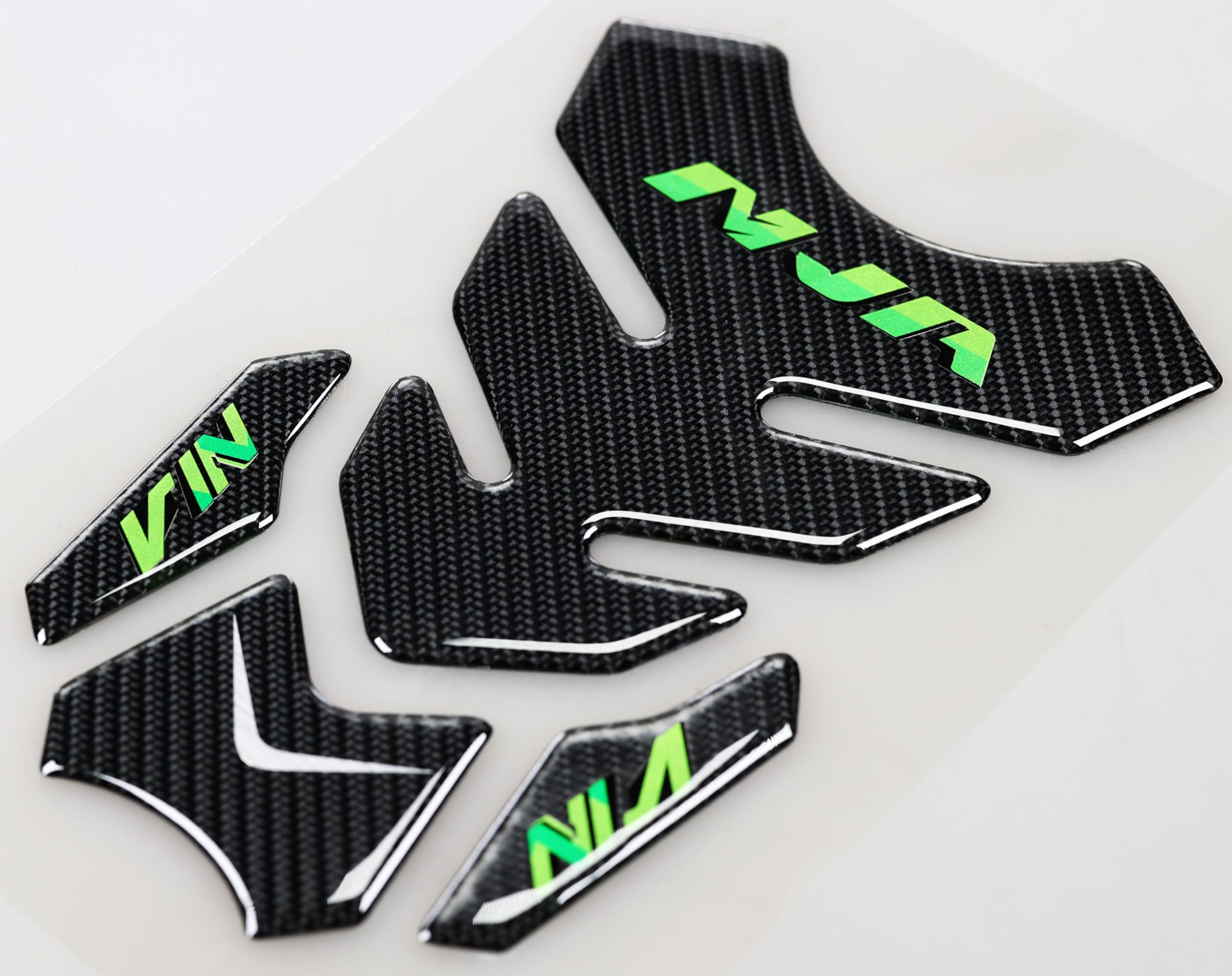 REVSOSTAR 5D Real Carbon Fiber, Motorcycle Decal Vinyl Tank